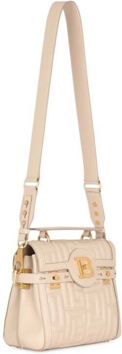Balmain B-Buzz 23 leren shopper Beige