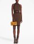 Balmain B-Buzz Shoulder 24 Tas van glad leer Bruin Dames - Thumbnail 2