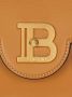 Balmain B-Buzz Shoulder 24 Tas van glad leer Bruin Dames - Thumbnail 4