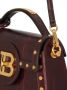 Balmain B-Buzz Dynasty Karung leather bag Rood Dames - Thumbnail 5