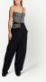 Balmain Crossbodytas met monogram jacquard Zwart - Thumbnail 2