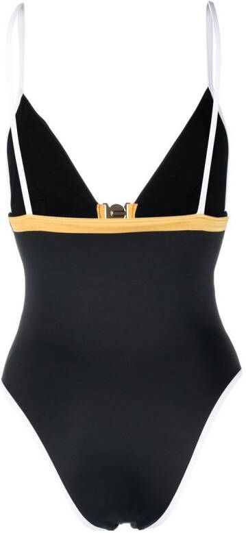 Balmain Badpak met colourblocking Zwart