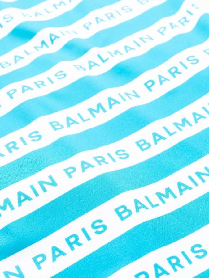 Balmain Badpak met logoprint Blauw