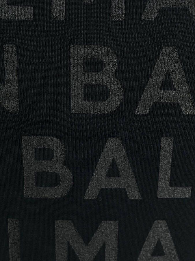 Balmain Badpak met logoprint Zwart