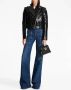 Balmain B-Buzz Dynasty tas in krokodillenprint leer Black Dames - Thumbnail 3
