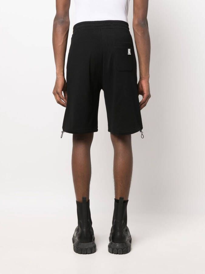 Balmain Bermuda shorts met vlakken Zwart