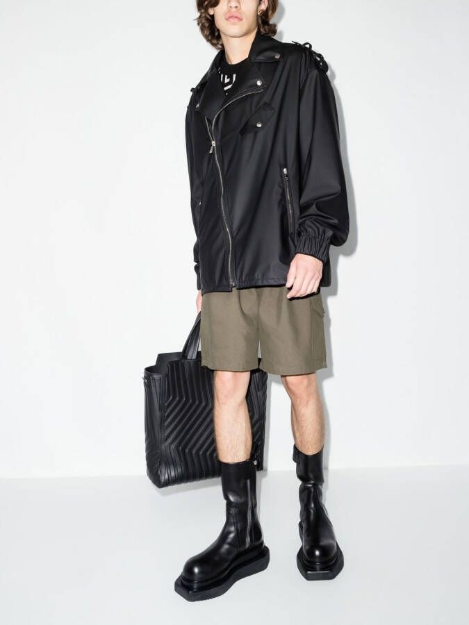 Balmain Bikerjack met logoprint Zwart