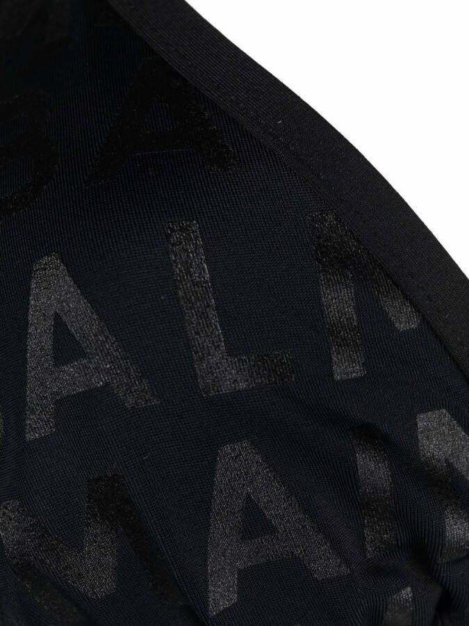 Balmain Bikini met logoprint Zwart