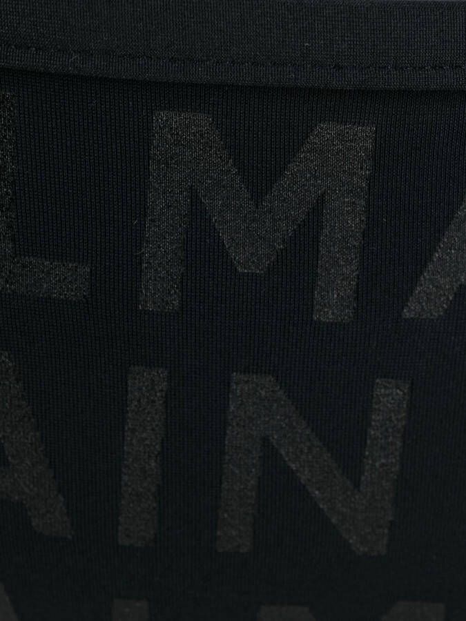 Balmain Bikini met logoprint Zwart