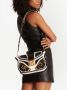 Balmain Blaze bag in smooth two-tone leather Zwart Dames - Thumbnail 2