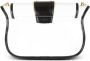 Balmain Blaze bag in smooth two-tone leather Zwart Dames - Thumbnail 3
