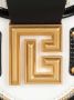 Balmain Blaze bag in smooth two-tone leather Zwart Dames - Thumbnail 4