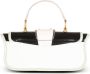 Balmain Blaze clutch bag in smooth multicoloured leather White Dames - Thumbnail 4
