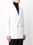 Balmain Twill blazer with double-breasted silver-tone buttoned fastening White Heren - Thumbnail 4