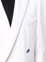 Balmain Twill blazer with double-breasted silver-tone buttoned fastening White Heren - Thumbnail 6