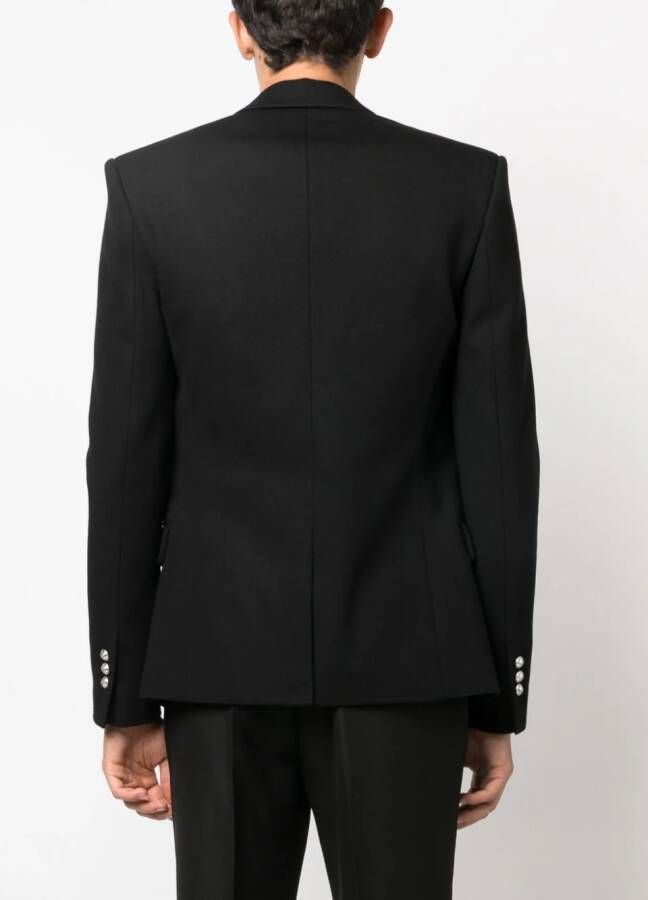 Balmain Blazer met open voorkant Zwart