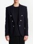 Balmain Blazer met reliëf knoop Blauw - Thumbnail 3