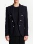 Balmain Blazer met reliëf knoop Blauw - Thumbnail 5