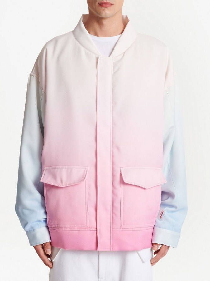 Balmain Bomberjack met kleurverloop Roze