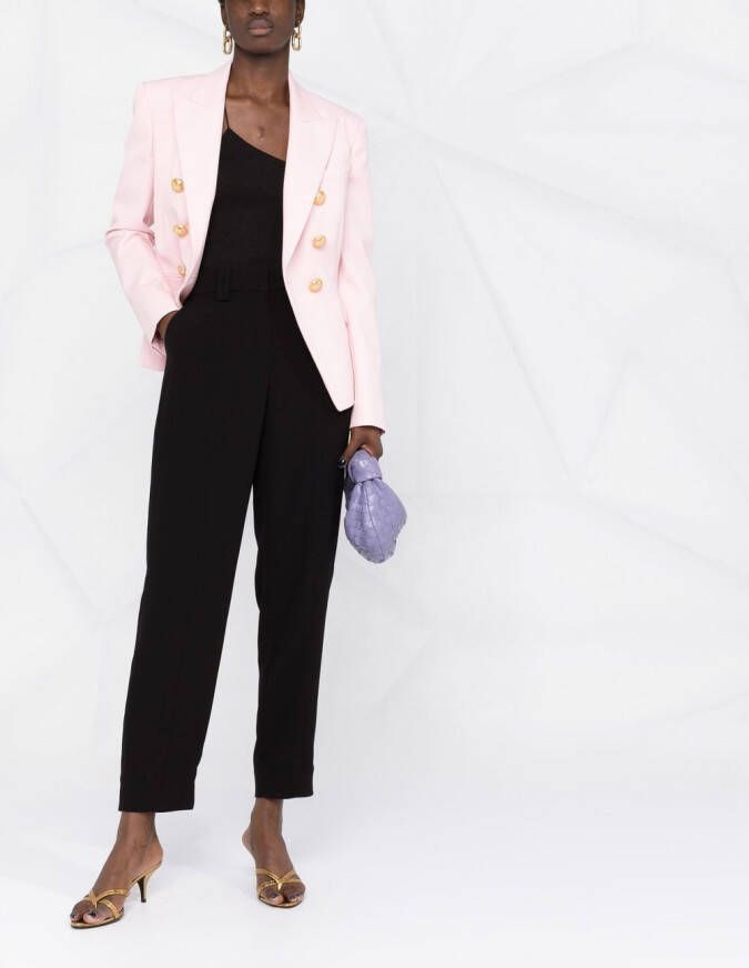 Balmain Broek met toelopende pijpen Zwart