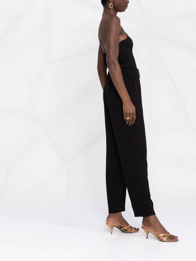 Balmain Broek met toelopende pijpen Zwart