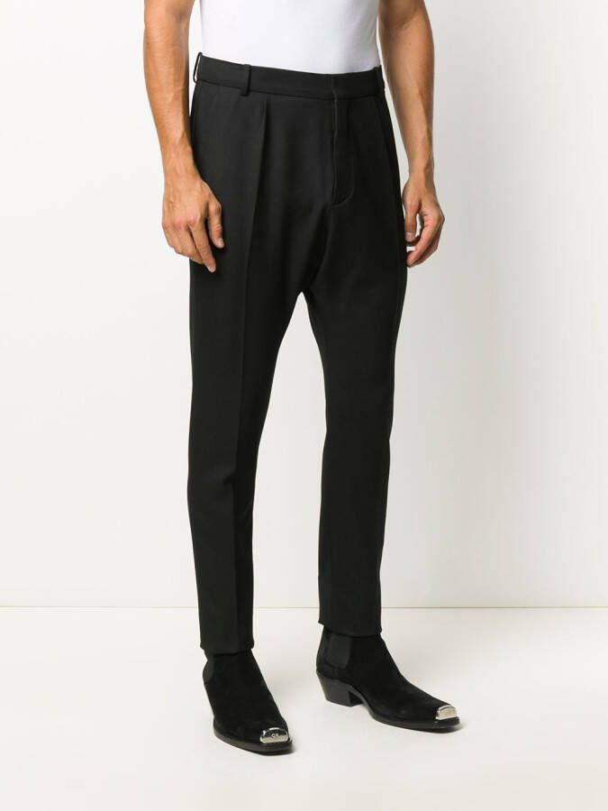 Balmain Broek met verlaagd kruis Zwart