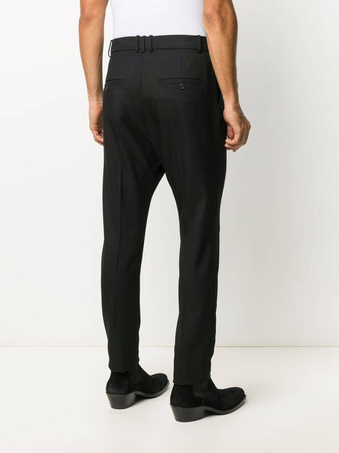 Balmain Broek met verlaagd kruis Zwart