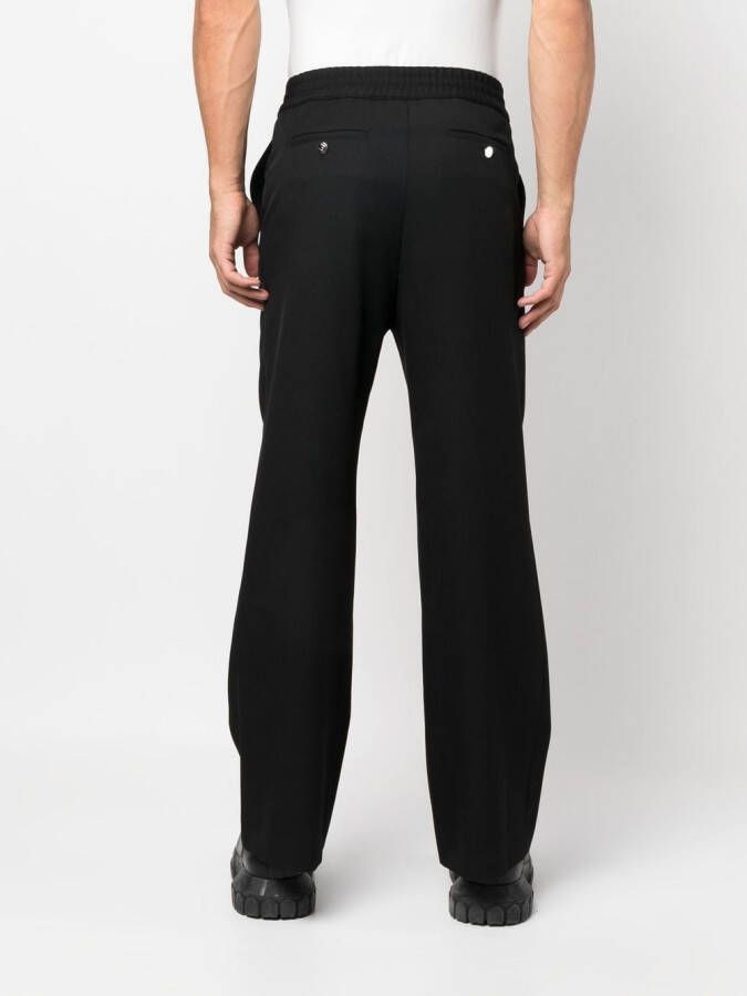 Balmain Broek met wijde pijpen Zwart