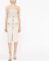 Balmain Tweed kokerrok Beige - Thumbnail 2