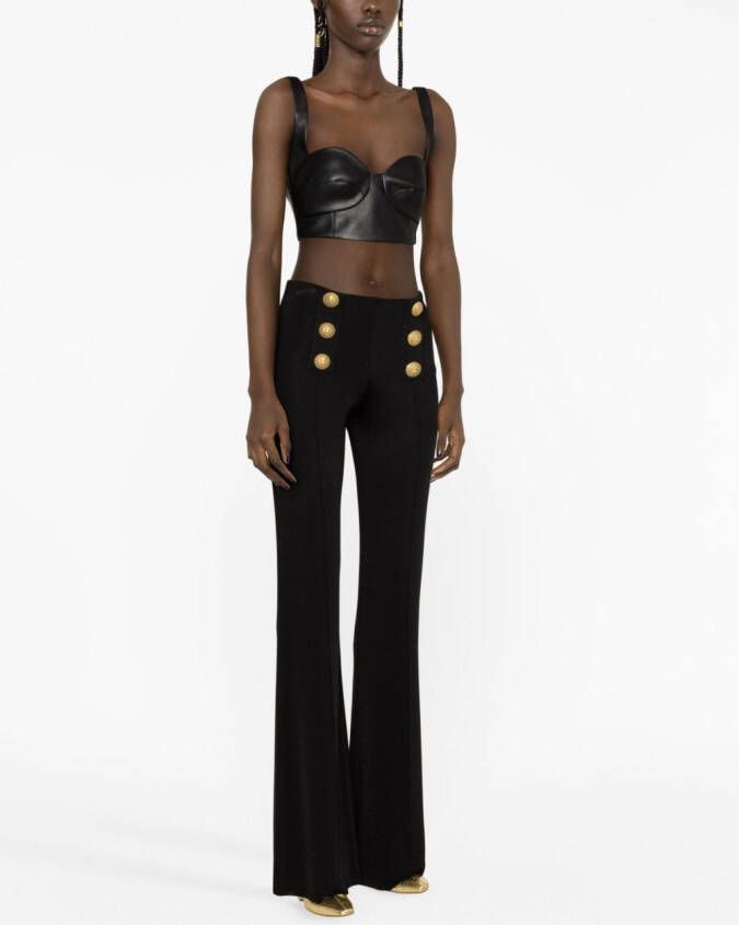 Balmain Flared broek Zwart