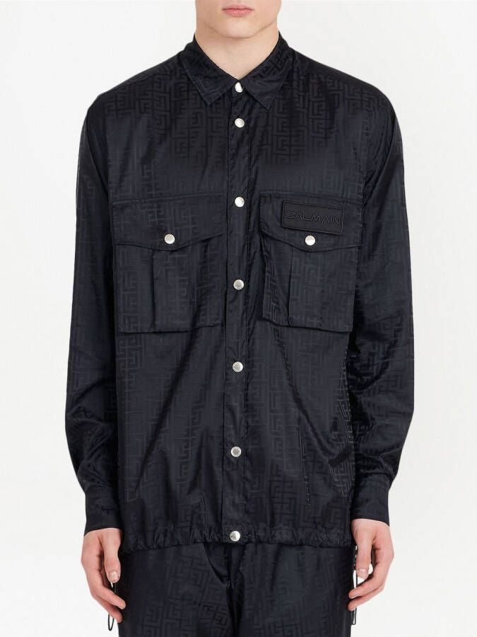 Balmain Button-up overhemd Zwart
