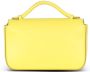 Balmain B-Buzz mini leather bag Yellow Dames - Thumbnail 5