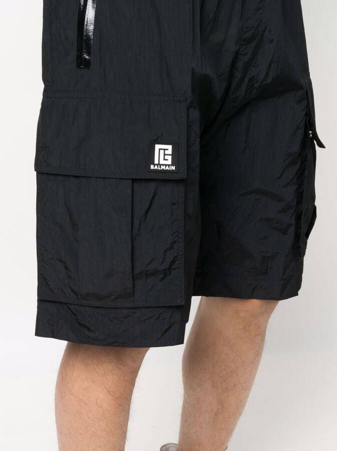 Balmain Cargo shorts Zwart