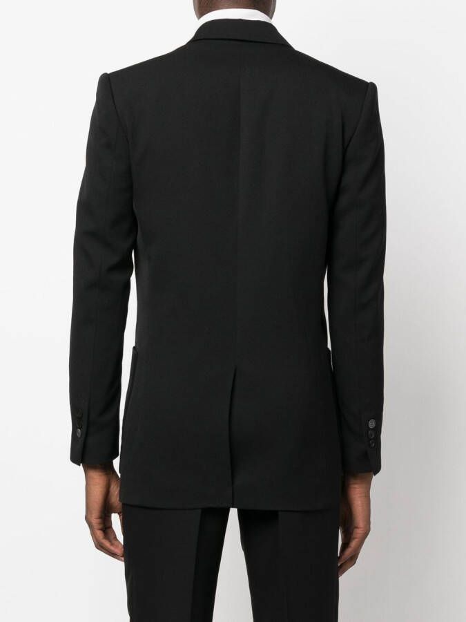 Balmain Colbert met dubbele rij knopen Zwart