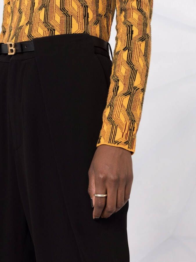 Balmain Cropped broek Zwart