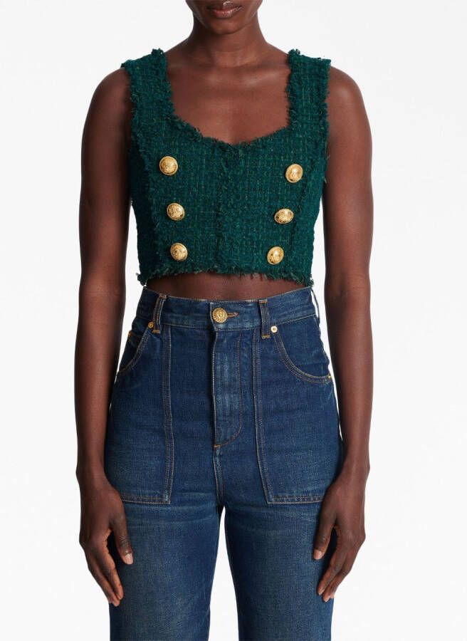Balmain Cropped top Groen