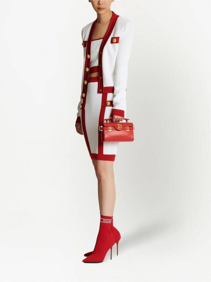 Balmain Cropped top Wit