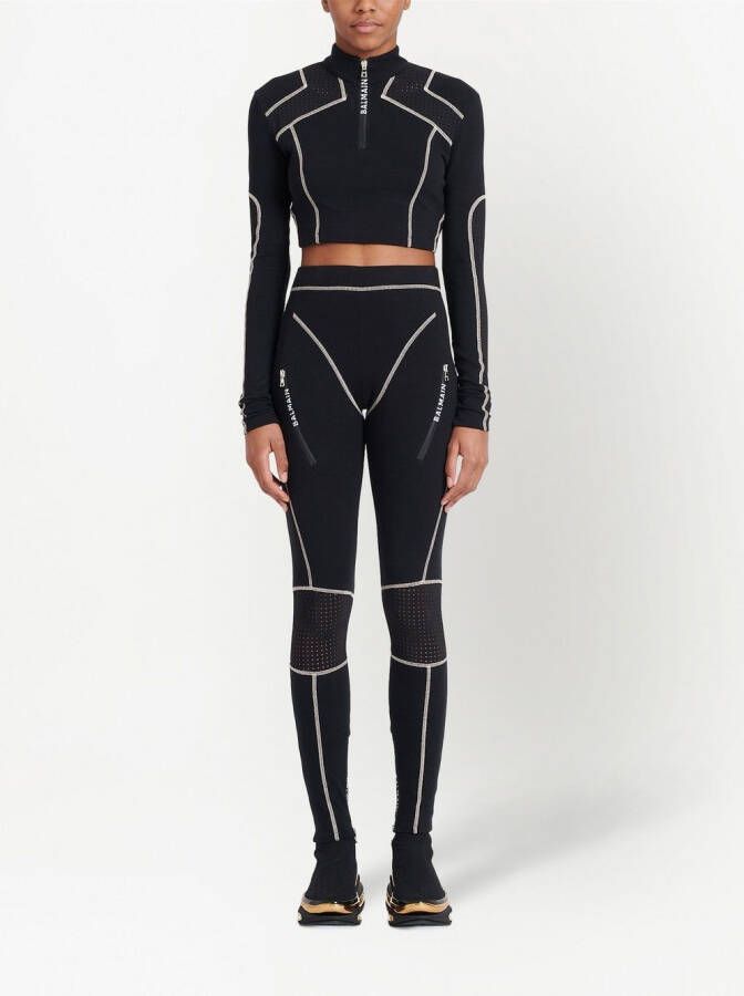 Balmain Cropped top Zwart