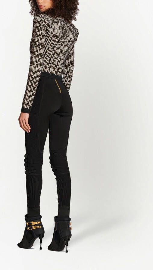 Balmain Cropped vest Zwart