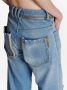 Balmain Wide-leg jeans with technical yoke Blauw Dames - Thumbnail 6