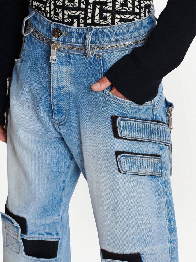 Balmain Denim Blauw