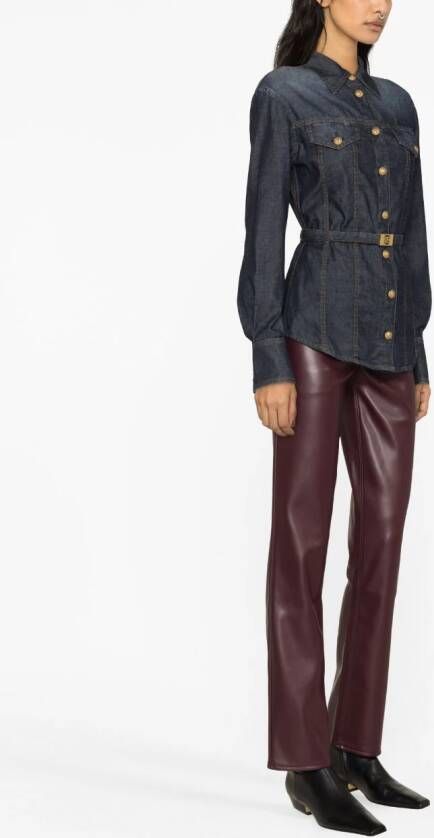 Balmain Denim blouse Blauw