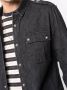 Balmain Denim Shirt met Franje Afwerking Black Heren - Thumbnail 4