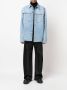 Balmain Denim shirtjack Blauw - Thumbnail 2