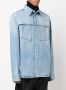 Balmain Denim shirtjack Blauw - Thumbnail 3