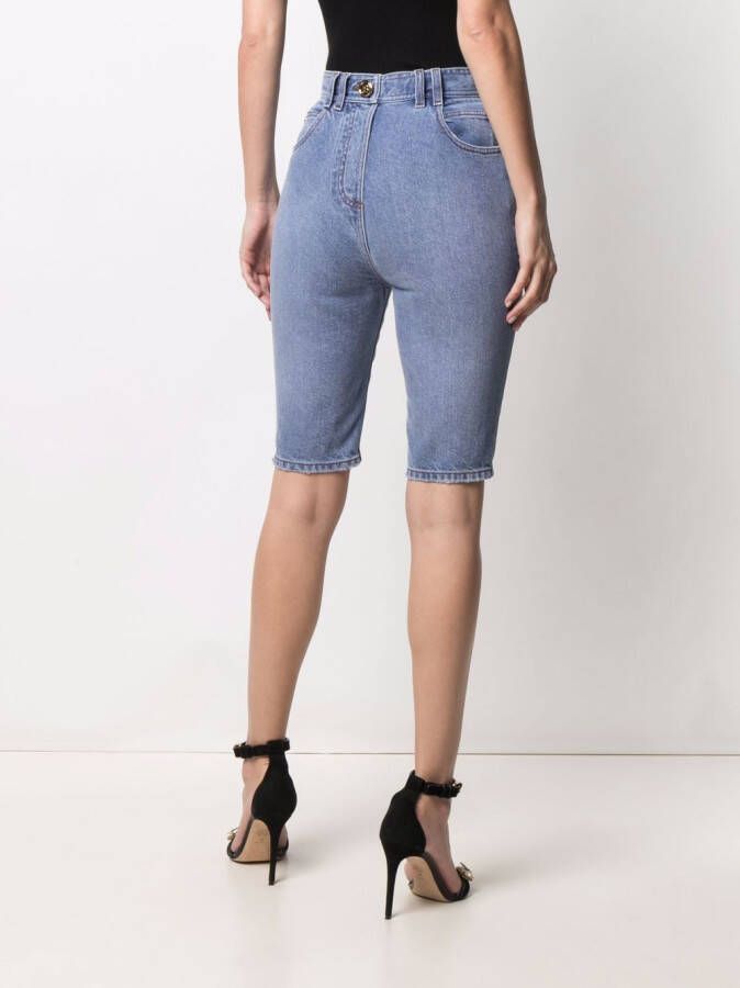 Balmain Denim shorts Blauw