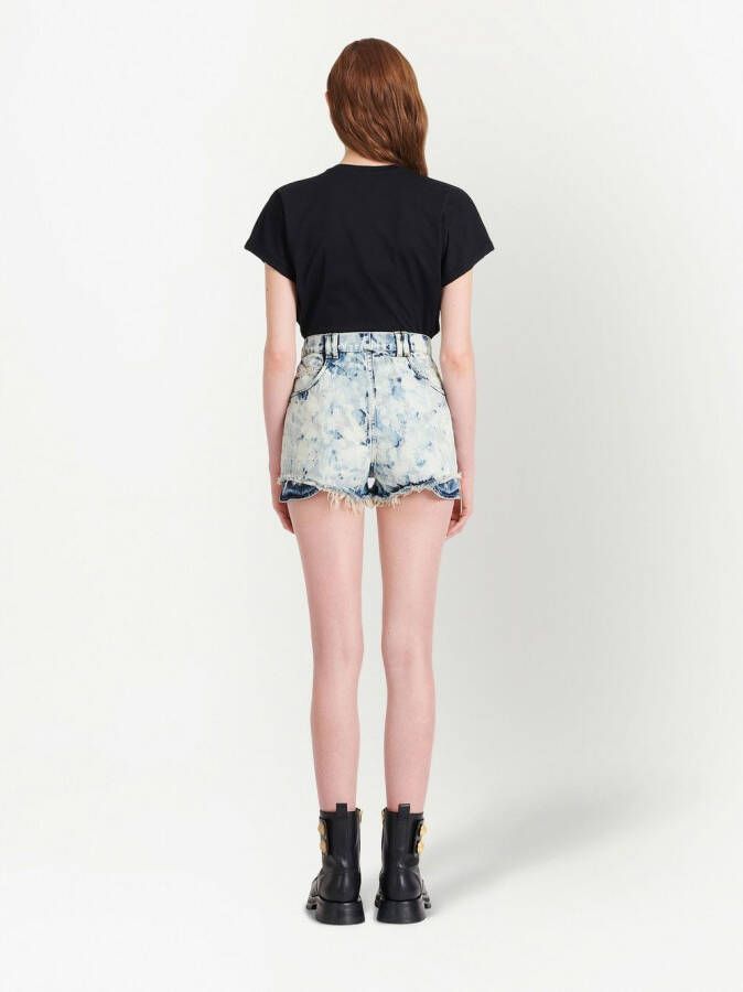 Balmain Denim shorts Blauw