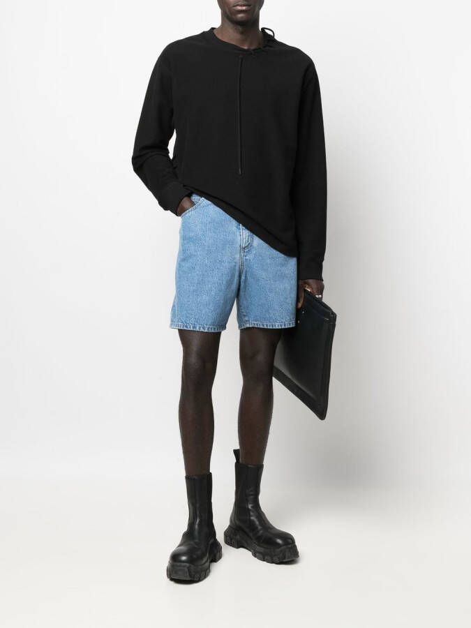 Balmain Denim shorts Blauw