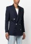 Balmain Blazer met dubbele rij knopen Blauw - Thumbnail 3