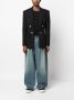 Balmain Jack met dubbele rij knopen Zwart - Thumbnail 2